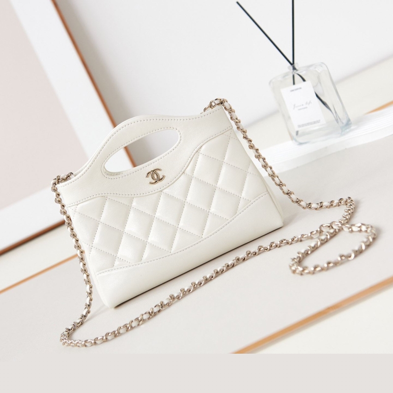 Ch*el top handle bags